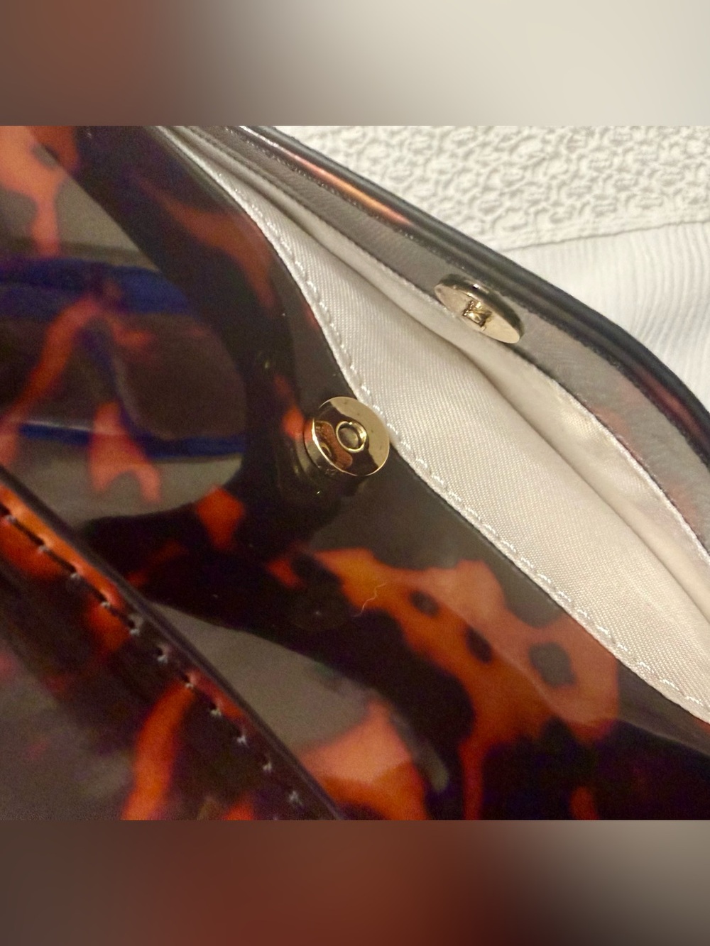 Crossbody Tortoise Shell Purse Bag On 34th Jacqy NWT - Picture 5 of 8